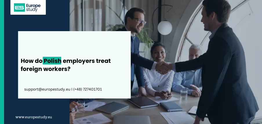 How do Polish employers treat foreign workers?