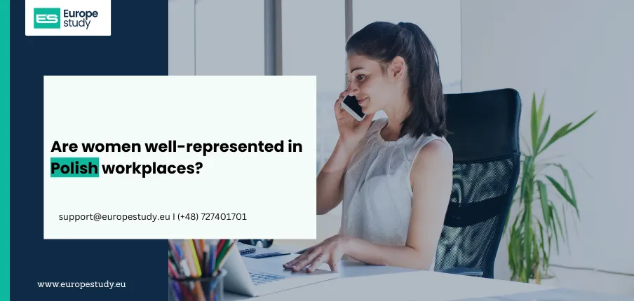 Are women well-represented in Polish workplaces?