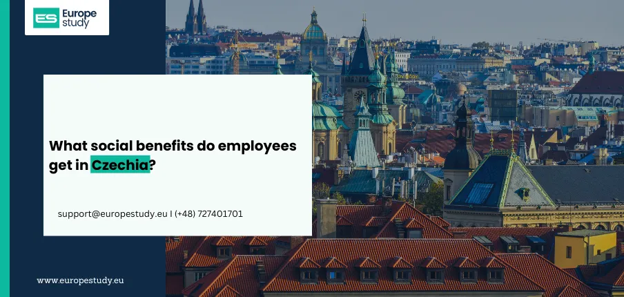 What social benefits do employees get in Czechia?